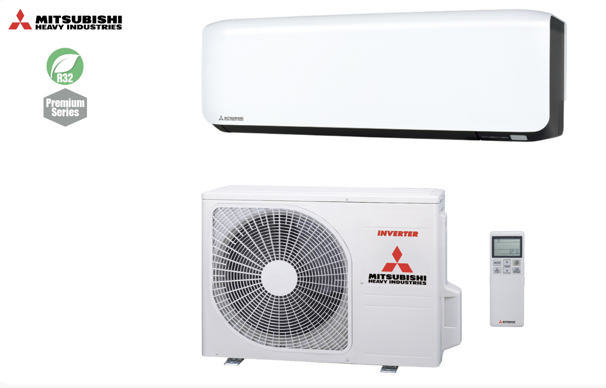 Mitsubishi Heavy Industries 2,5 kW Zwart/Wit