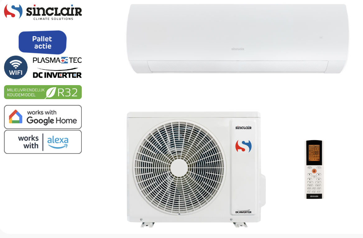 Sinclair Wandmodel 2,7 kW Serie 7210710